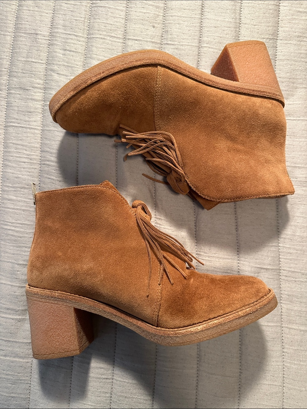 UGG Corin genuine Suede tassel booties, size 8.5 - Picture 7 of 12